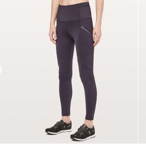 Lululemon Toasty Tech Tight in Cyber Sz 2